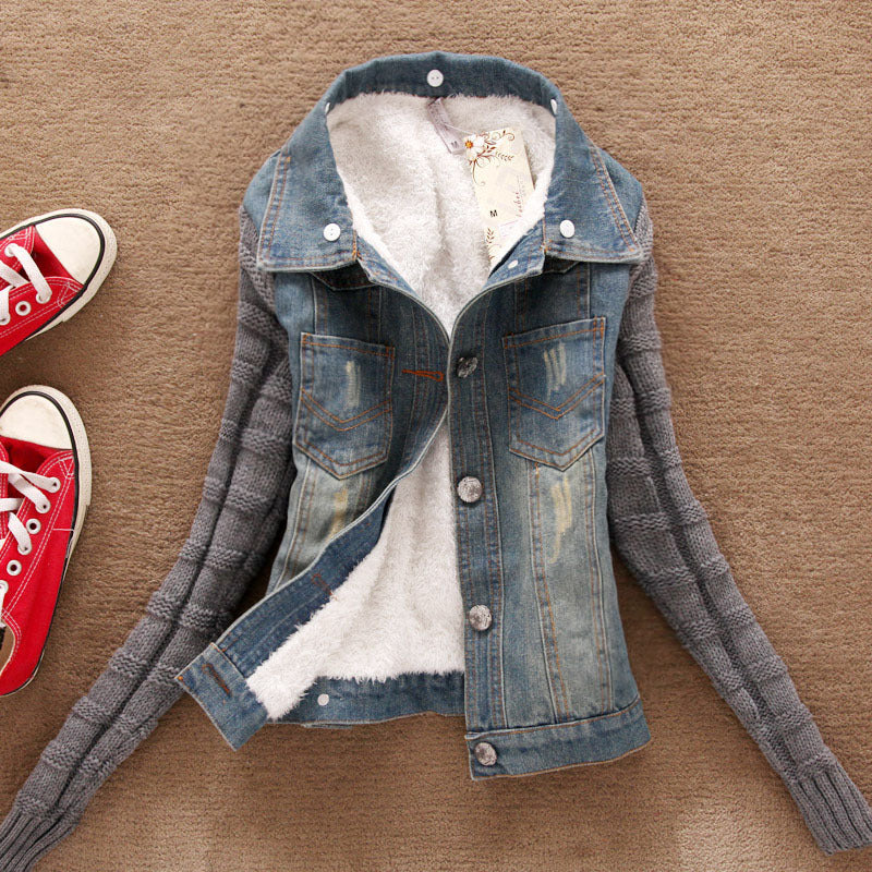 Autumn denim top