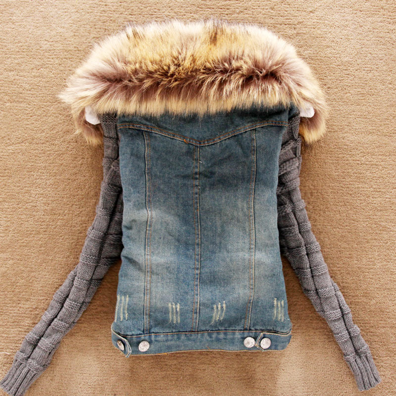 Autumn denim top