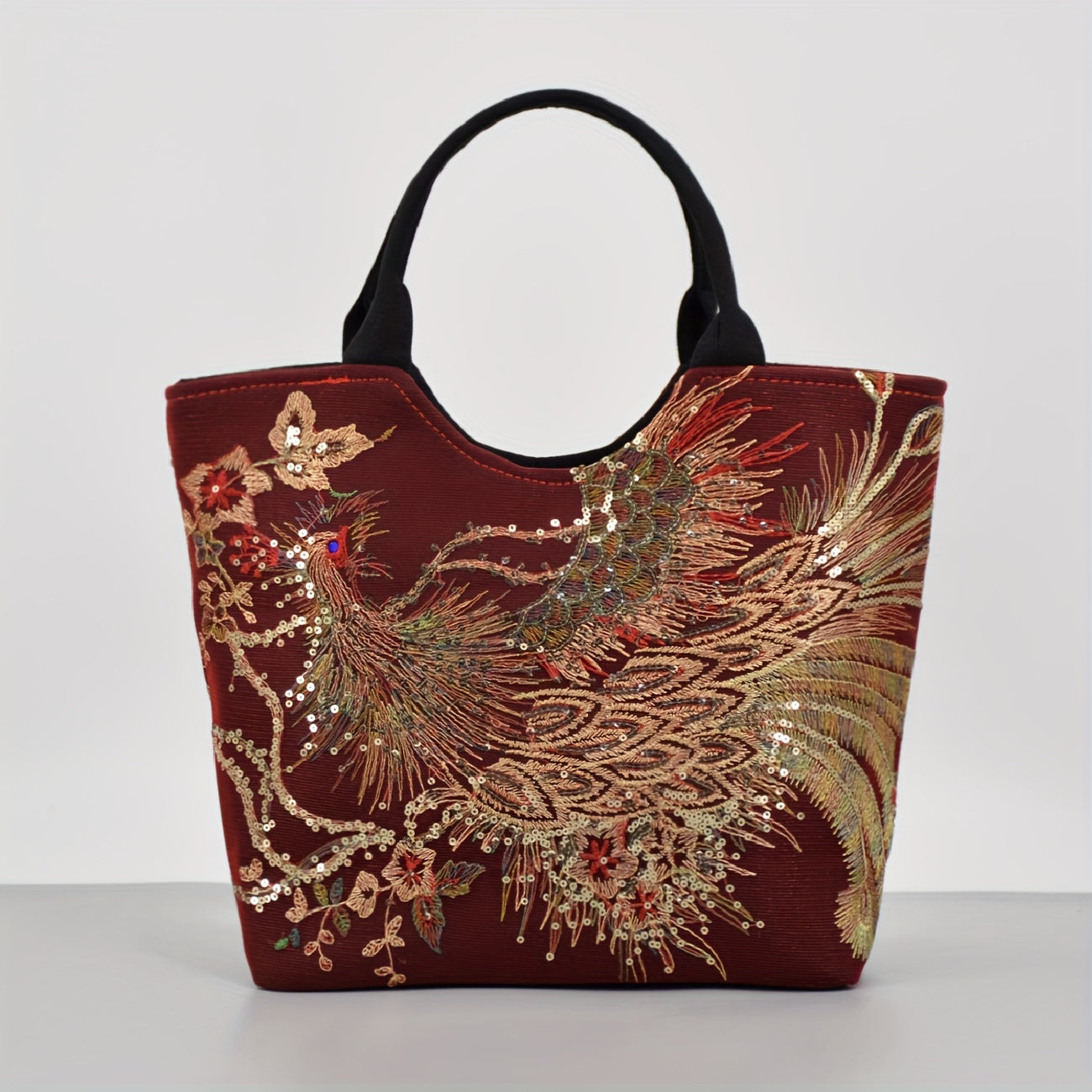 Vintage Vibe Embroidered Satchel – Bold Style, Everyday Comfort