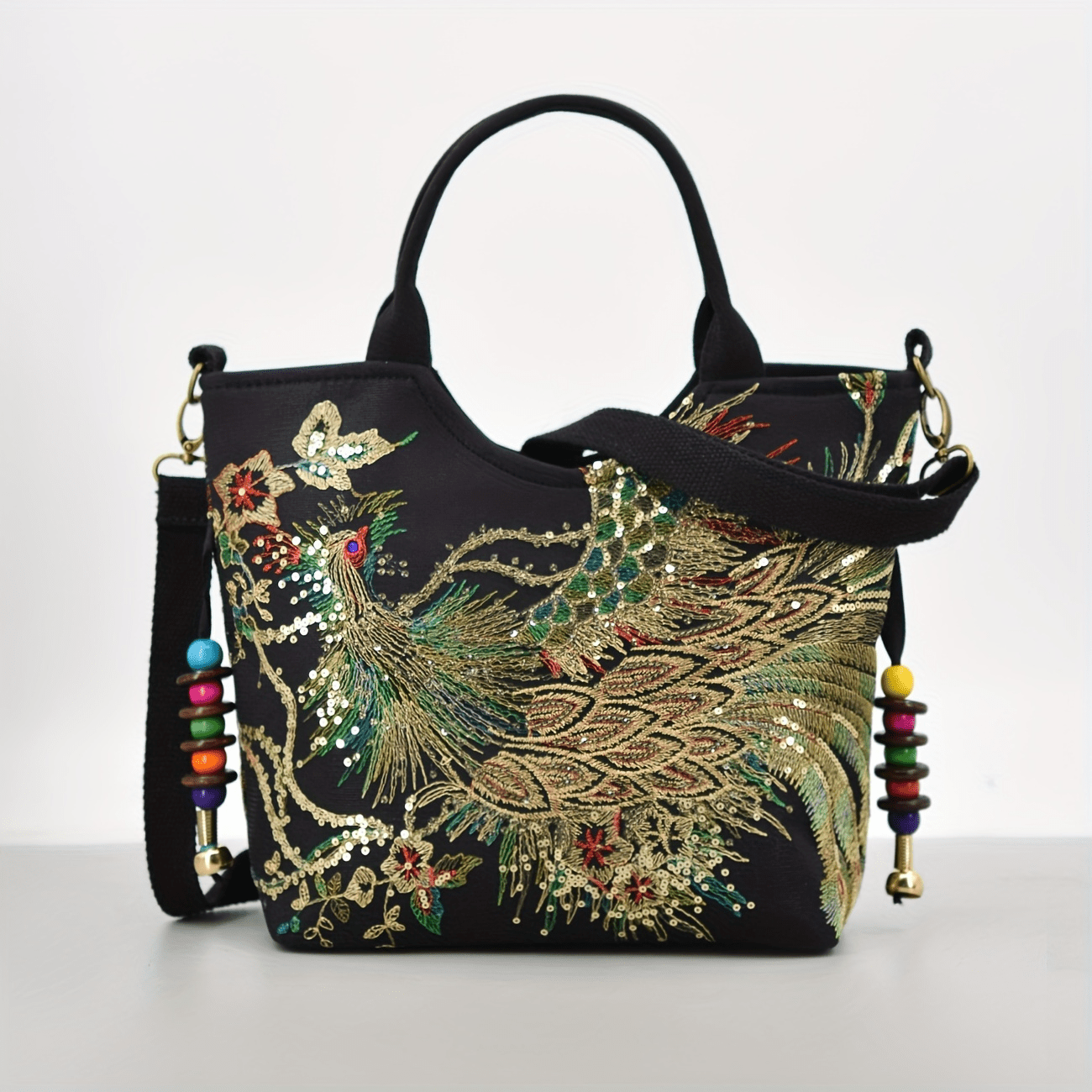 Vintage Vibe Embroidered Satchel – Bold Style, Everyday Comfort
