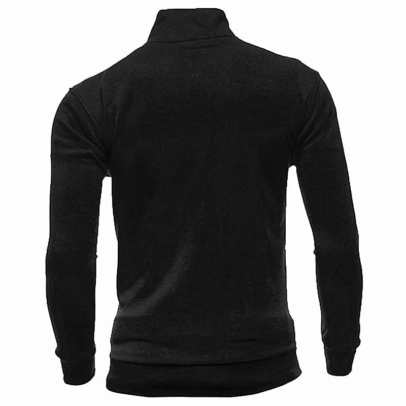 MRMT 2025 Brand New Men's No Hoodies Sweatshirts Zipper Stand Collar Men Sweatshirts For Male No Hooded Sweatshirt Man Pullover