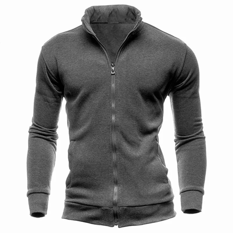 MRMT 2025 Brand New Men's No Hoodies Sweatshirts Zipper Stand Collar Men Sweatshirts For Male No Hooded Sweatshirt Man Pullover