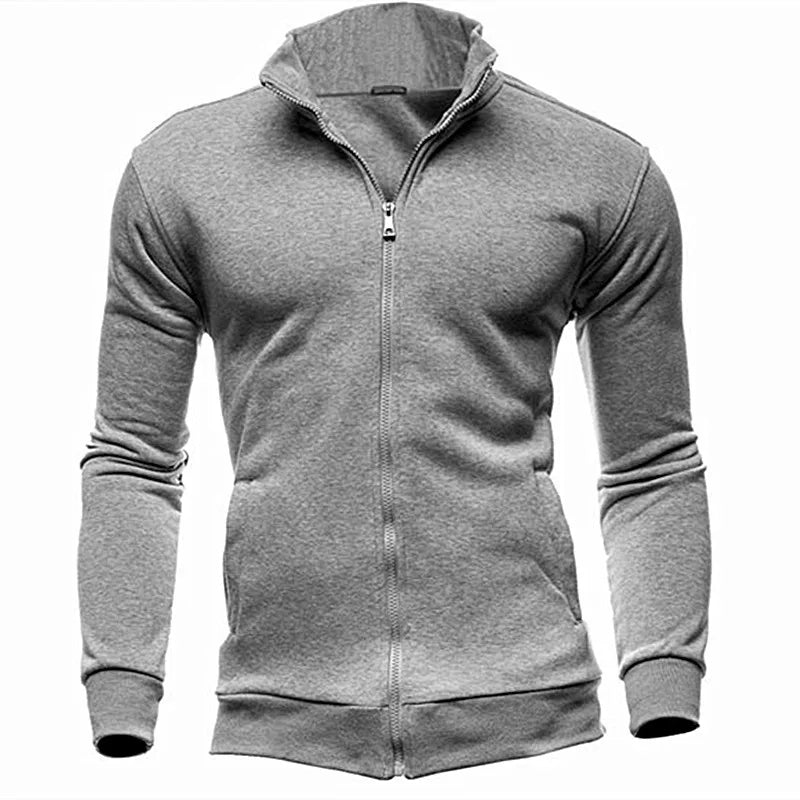 MRMT 2025 Brand New Men's No Hoodies Sweatshirts Zipper Stand Collar Men Sweatshirts For Male No Hooded Sweatshirt Man Pullover