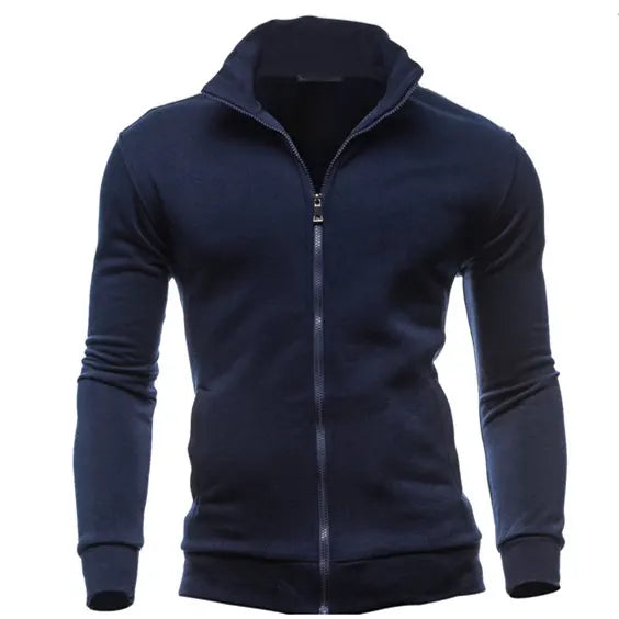 MRMT 2025 Brand New Men's No Hoodies Sweatshirts Zipper Stand Collar Men Sweatshirts For Male No Hooded Sweatshirt Man Pullover