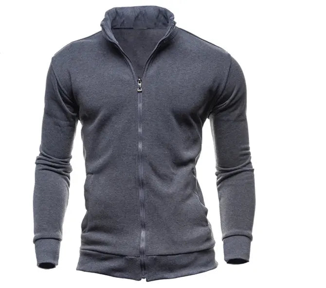 MRMT 2025 Brand New Men's No Hoodies Sweatshirts Zipper Stand Collar Men Sweatshirts For Male No Hooded Sweatshirt Man Pullover
