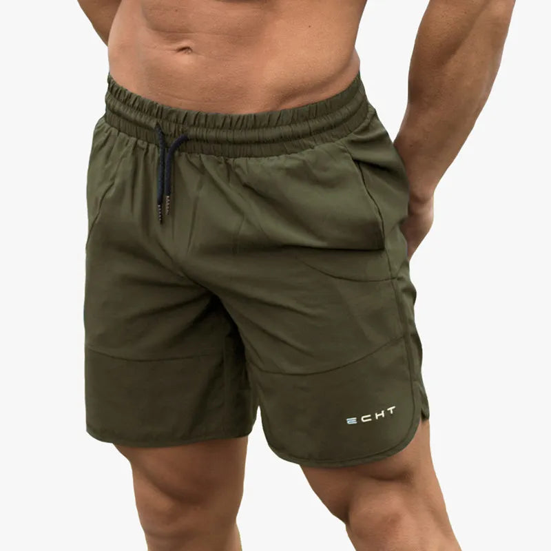 2023 New Men Gym Fitness Loose Shorts Bodybuilding Joggers Summer Quick-dry Cool Short Pants Male Casual Beach Brand Sweatpants
