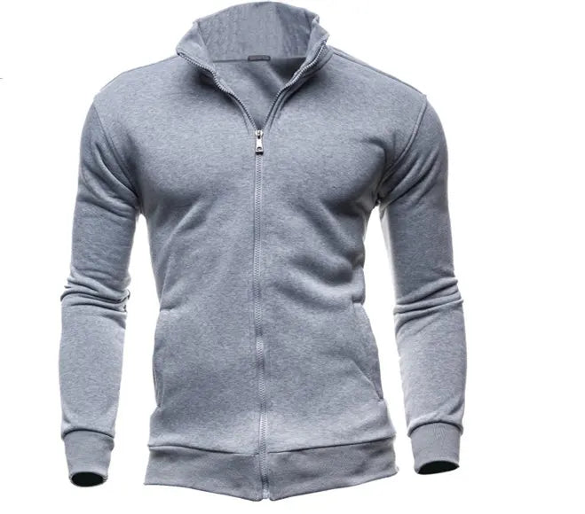 MRMT 2025 Brand New Men's No Hoodies Sweatshirts Zipper Stand Collar Men Sweatshirts For Male No Hooded Sweatshirt Man Pullover