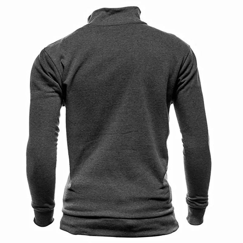 MRMT 2025 Brand New Men's No Hoodies Sweatshirts Zipper Stand Collar Men Sweatshirts For Male No Hooded Sweatshirt Man Pullover