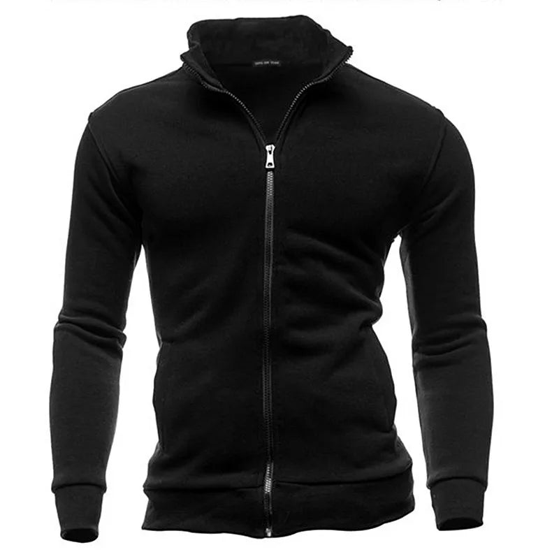 MRMT 2025 Brand New Men's No Hoodies Sweatshirts Zipper Stand Collar Men Sweatshirts For Male No Hooded Sweatshirt Man Pullover