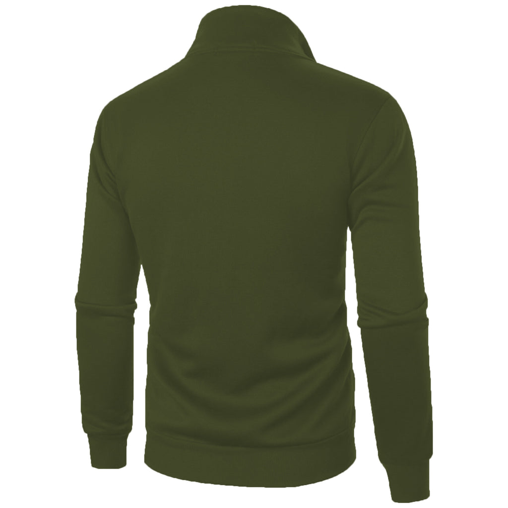 MRMT 2025 Brand New Men's No Hoodies Sweatshirts Zipper Stand Collar Men Sweatshirts For Male No Hooded Sweatshirt Man Pullover