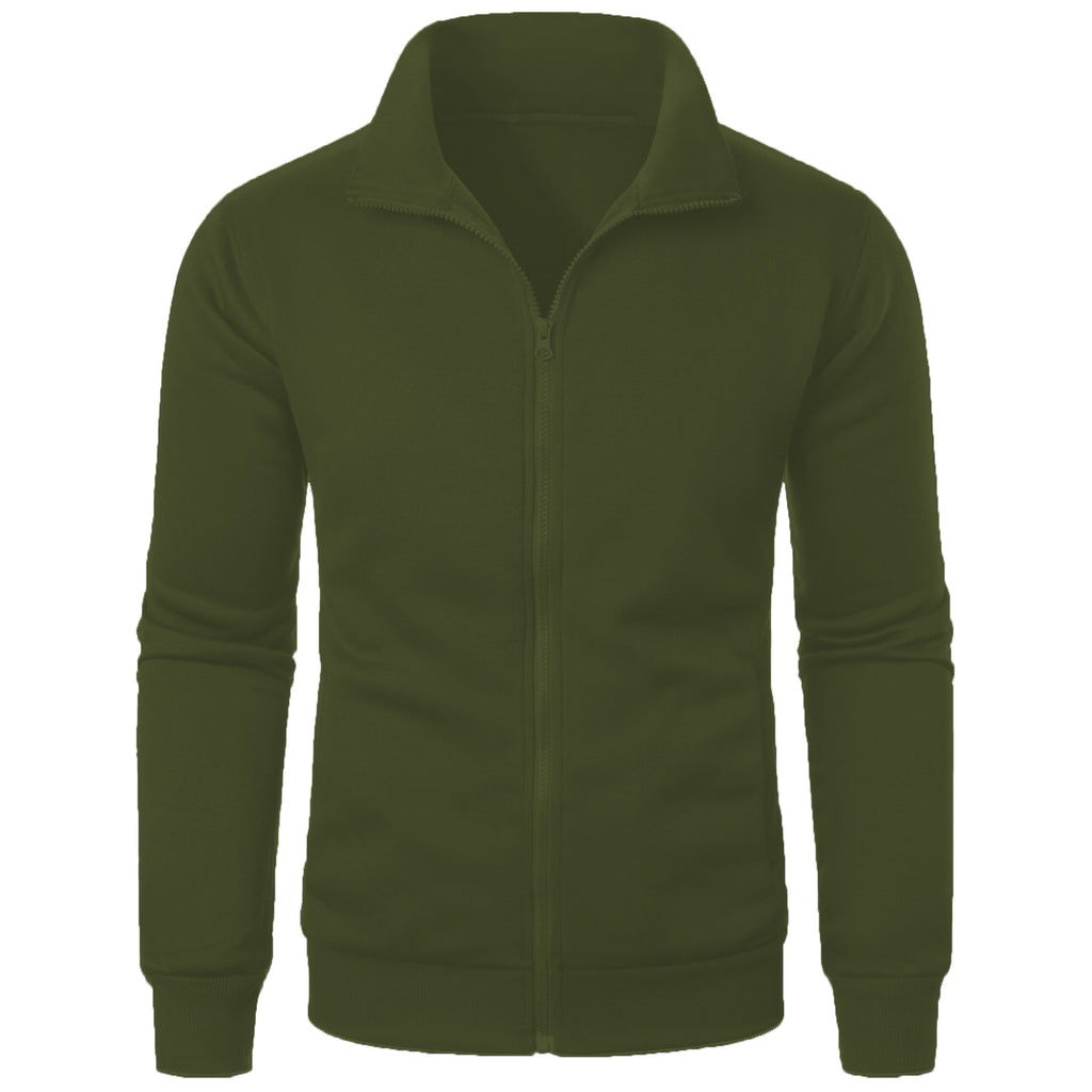 MRMT 2025 Brand New Men's No Hoodies Sweatshirts Zipper Stand Collar Men Sweatshirts For Male No Hooded Sweatshirt Man Pullover