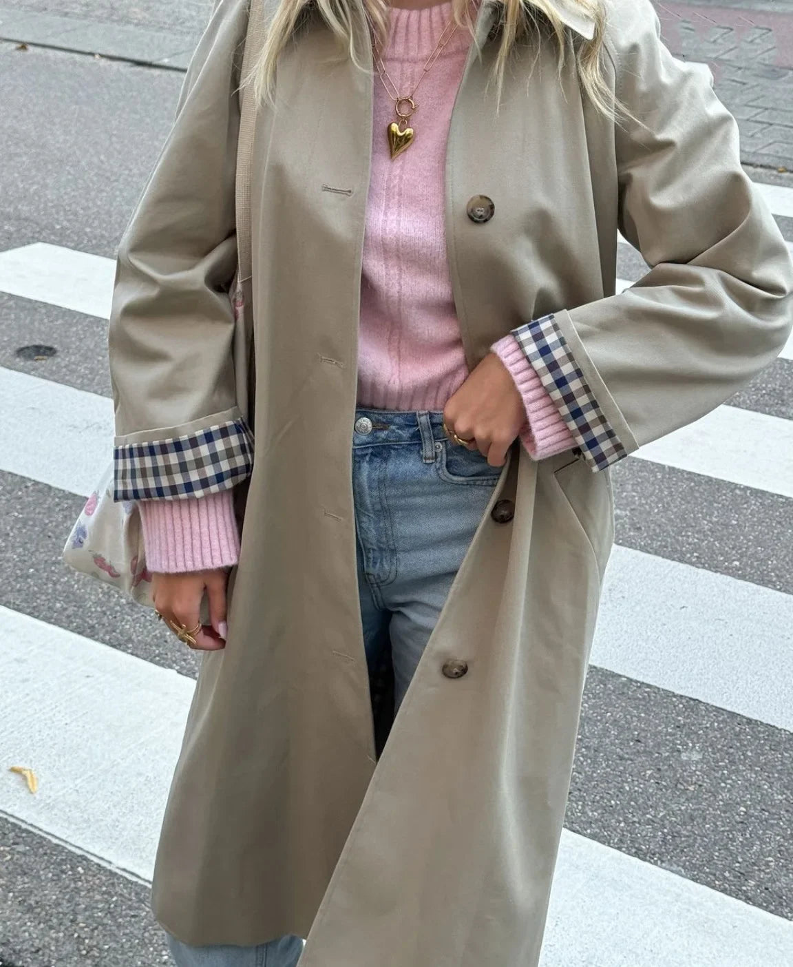 Women Casual High Street Overcoat
