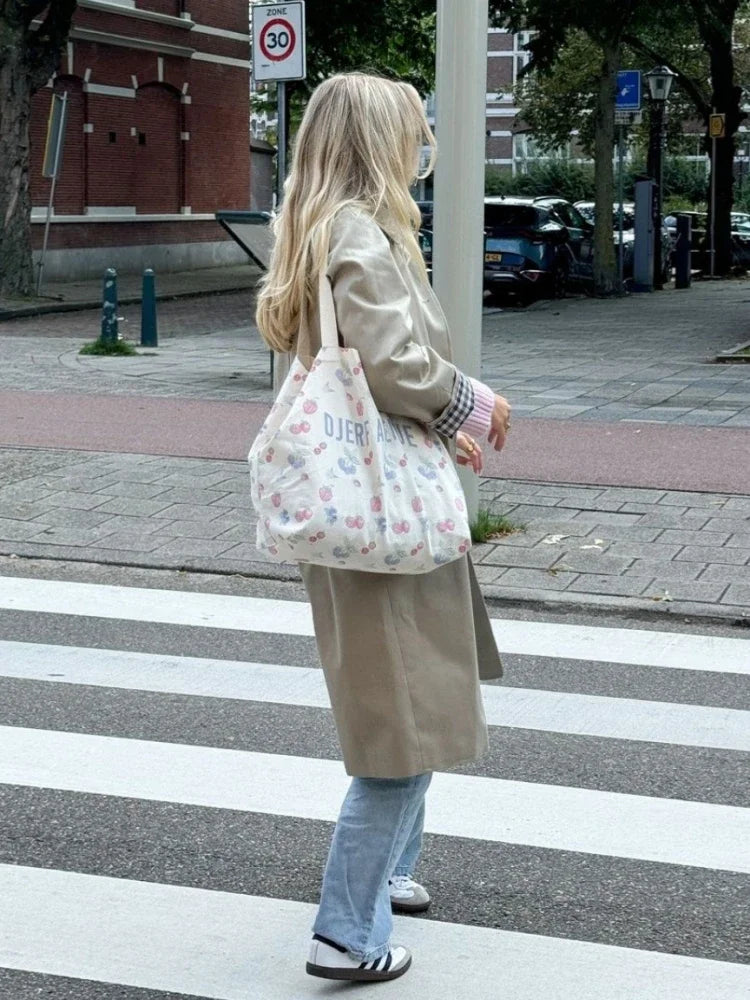 Women Casual High Street Overcoat